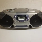 Philips Magnavox Boombox AZ1209 Everything Works Except Cassette Player. Fixed Price $29.98.