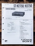 Sony ST-H2750 ST-H3750 Tuner Service Manual *original*. Fixed Price $14.97.