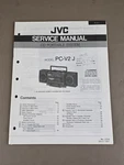 Jvc Cd Portable System PC-V2 Service Manual D-2918. Fixed Price $54.95.