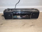 Sharp Stereo Double Radio-cassette QT-Y13U. Both Cassettes Work. Fixed Price $75.00.