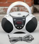 Durabrand Am/fm Radio Portable Player Model CD-1095 Silver & Black /works. Fixed Price $23.95.