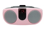 Proscan SRCD243 Portable Player With Am/fm Radio, Boombox (pink). Fixed Price $32.52.