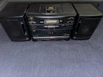 Jvc PC-X130 Vintage Boombox Cd Cassette Player Am/fm Ac Plug/ Remote. Fixed Price $125.00.