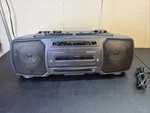 Vintage Magnavox AW-7505 Turbo Bass Dual Cassette Boombox Ghetto Blaster. Fixed Price $87.00.