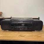 Sony CFD-68 Cd Radio Cassette Corder Boom Box Black Bass Boost Tested Works. Fixed Price $59.99.