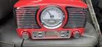 Techplay QT62BT Rd Retro Compact Stereo Bluetooth Cd Am Fm Radio "red "no Remote. Fixed Price $48.00.