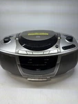Coby CX-CD248 Portable Stereo Boombox Am Fm Cassette Fully Tested Working. Fixed Price $80.00.