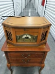 Emerson NR303TT 4-IN-1 Player Cd, Tape, Phono, Am/fm Radio Wood Case *tested*. Fixed Price $100.00.