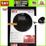 Qfx Portable Cd MP3 Player Rechargeable Bluetooth Built-in Speaker Earbuds Car. Fixed Price $38.95.
