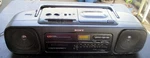 Sony CFD-58 Boombox Am/fm Cd Player--cassette Not Functioning. Fixed Price $29.00.