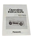 Vintage Panasonic RX-FM30 Operating Instructions Warranty Card And Service. Fixed Price $19.93.