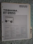 Toshiba RT-8155 Service Manual Original Repair Book Stereo Radio Boombox. Fixed Price $29.99.