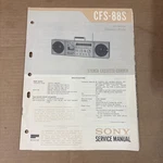 Sony CFS-88S Stereo Radio Cassette Original Service Manual. Fixed Price $12.71.