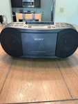 Sony CFD-S70 Portable Boombox Cd Cassette Player Am/fm Radio Megabass Works!!!!!. Fixed Price $50.00.
