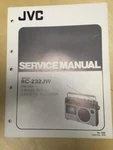 Original Jvc Service Manual For The RC-232 Jw Radio Boombox. Fixed Price $16.98.