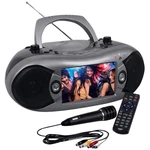 Naxa 7 Bluetooth Tv Dvd Boombox With Mic Grey - Refurbished Grade Very Good. Fixed Price $185.99.