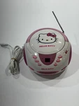 Hello Kitty Boombox Stereo Am/fm Cd Player Sanrio 2014 KT2024A Tested Read Desc.. Fixed Price $89.99.