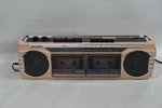 Sharp WQ-276A(P) Pink/apricot Boombox Radio/tape Portable Stereo Ghetto-blaster. Fixed Price $257.37.