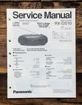 Panasonic RX-DS10 Radio Cassette Service Manual *original*. Fixed Price $19.97.