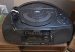 Tested Vintage-sharp QT-CH300 3DISK Changer Boombox Cassette Am/fm Radio. Fixed Price $65.00.