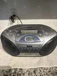 Rca RCD150 Radio Cassette Boombox Recorder Am/fm Battery (read). Fixed Price $42.87.