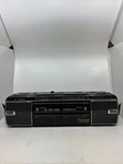General Electric Am/fm Stereo Radio Dual Cassette Recorder 3-5634A Boombox. Fixed Price $60.00.