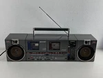 Sharp QT-88ZD Boombox Double Radio Cassette Player Table Component System Gray. Fixed Price $488.00.