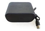 Logitech Mobile Boombox Bluetooth Speaker Black W/charging Cable !! Tested. Fixed Price $19.00.