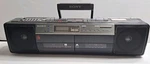 Vintage Sony CFS-W501 Boombox Dual Cassette Tape Player Am/fm Radio Is. Fixed Price $127.00.