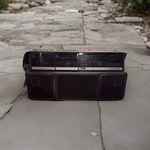 Vtg. 1980 Magnavox D-8300 Dual Deck Stereo Radio Cassette Recorder Boombox. Fixed Price $120.00.