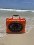 Simpli Stereo Custom Kicker Boombox Bluetooth Speaker - Black, Tan, Orange. Fixed Price $449.95.
