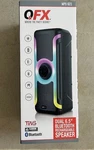 Qfx MPX-621 Dual 6.5" Bluetooth Rechargeable Party Speaker. Fixed Price $90.00.