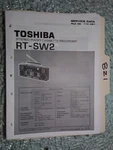 Toshiba RT-SW2 Service Manual Original Repair Book Stereo Radio Tape Boombox. Fixed Price $25.00.