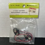 Radio Shack 270-325 9-VOLT Battery Snap Connectors Pack. Fixed Price $5.00.