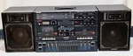 Vintage Sharp Mega Boombox HK-9000Z(BK) Cassette Player For Parts Only. Fixed Price $690.00.