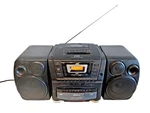 Jvc PC-XC60 Portable Boombox Am Fm Cassette 10 Cd Changer Ac/dc Vintage 1996. Fixed Price $199.99.