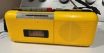 Lenoxx Sound CT-72 Yellow Vintage Boombox Radio Cassette Player Tested Working. Fixed Price $80.00.
