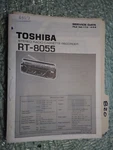 Toshiba RT-8055 Service Manual Original Repair Book Stereo Radio Boombox. Fixed Price $20.00.
