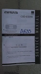 Aiwa CSD-ES200 Service Manual Original Repair Book Stereo Cd Player Boombox. Fixed Price $20.00.