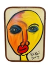 Mcm Vintage Peter Robert Keil Original Hand-painted Suitcase Double-sided. Fixed Price $500.00.