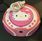 Defective Hello Kitty Cd Player Boombox Radio Amfm Model KT2025 Led Ligh G3D. Fixed Price $29.60.