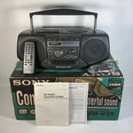 Sony CFD-V35 Cd Radio Cassette-corder Boombox Mega Bass Am/fm Remote. Fixed Price $125.00.