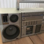 Rare 1980'S Vintage Jvc PC-R55W / D55W Tape Old School Ghetto Blaster Boombox.. Fixed Price $1200.00.