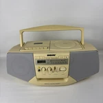 Sony CFD-V15 Cd/radio/cassette Boombox Cream Tested Works. Fixed Price $59.76.