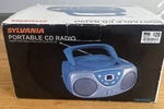 Sylvania SRCD243P Portable Stereo Player Am/fm Radio Tested/works New Blue. Fixed Price $59.99.