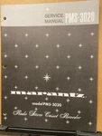 Original Service Manual For The Marantz PMS-3020 Radio Cassette Recorder Boombox. Fixed Price $9.98.