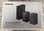 Samsung Wireless Rear Speakers Kit SWA-8500S Brand New In Box. Fixed Price $150.00.
