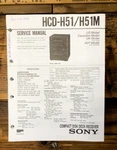 Sony HCD-H51M Stereo Service Manual *original*. Fixed Price $14.97.