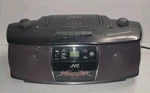 Jvc RC-ST2BK Black Portable Cd Cassette Am Fm Radio No Remote Tested **read**. Fixed Price $29.99.