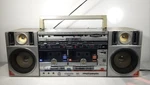 Jvc PC-W300JW Rare Vintage Boombox Cassette Receiver Read No Power Cord Is. Fixed Price $65.00.